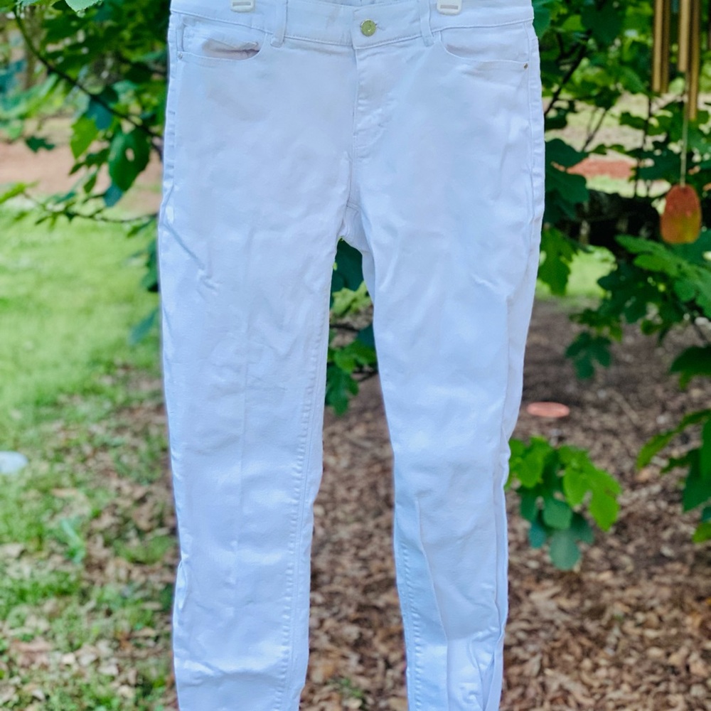 White Crop Jeans - White House Black Market